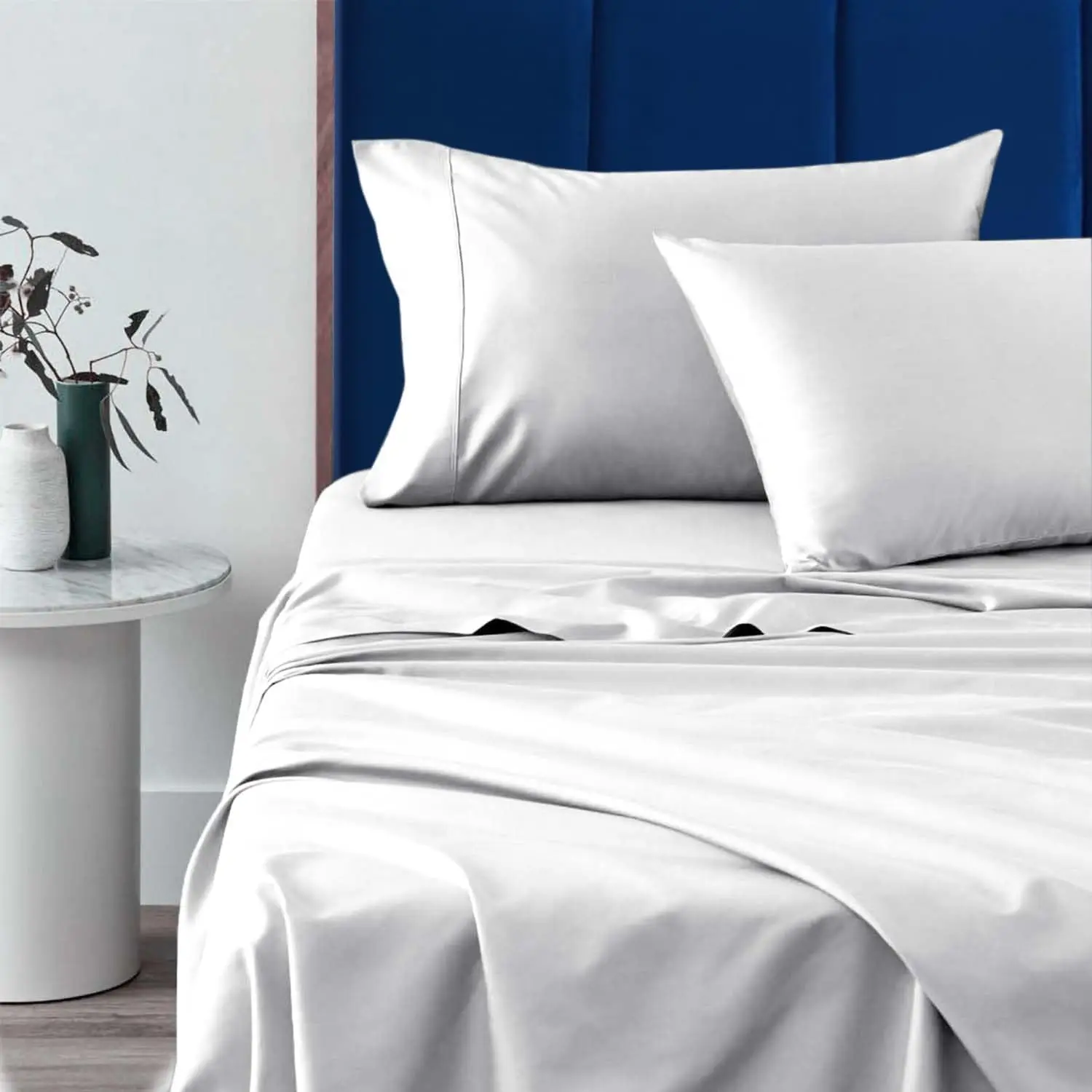 Cotton King Sheet Set 1000 Thread Count, White