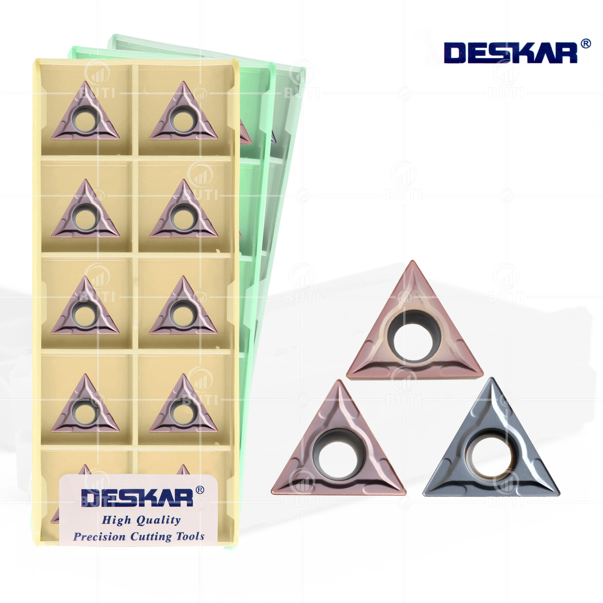 

DESKAR 100% Original TCMT090204 TCMT110202 TCMT110204 TCMT110208 TCMT16T304 TCMT16T308 CNC Turning Carbide Inserts Lathe Cutting
