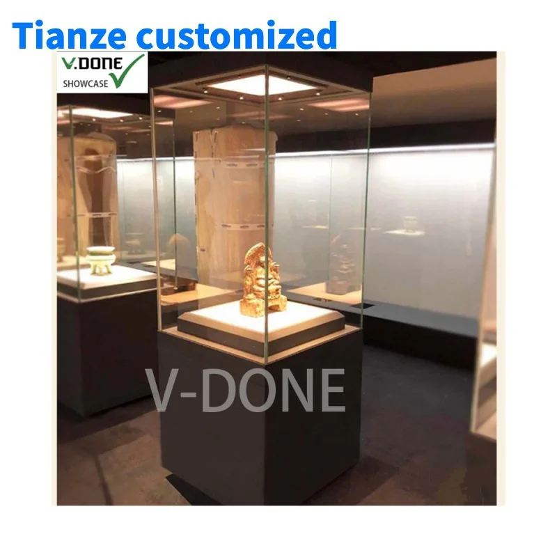 

[Customized]exbitions showcase museum metal museum display stands jewelry display cabinet