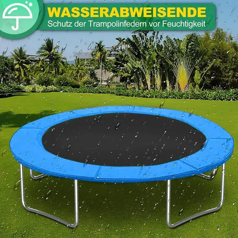 Trampoline Safety Pad 8/10 Ft Round Trampoline Spring Padding Surround Spring Foam Cover Waterproof Trampoline Replacement Pad