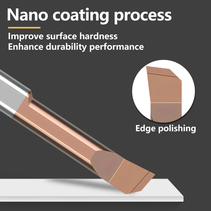 GULING 1PCS CNC Carbide Tungsten Steel Small Bore Boring Knife Mini MTR3 MTR5 MTR6 Stainless Steel Aluminum Machining Centers