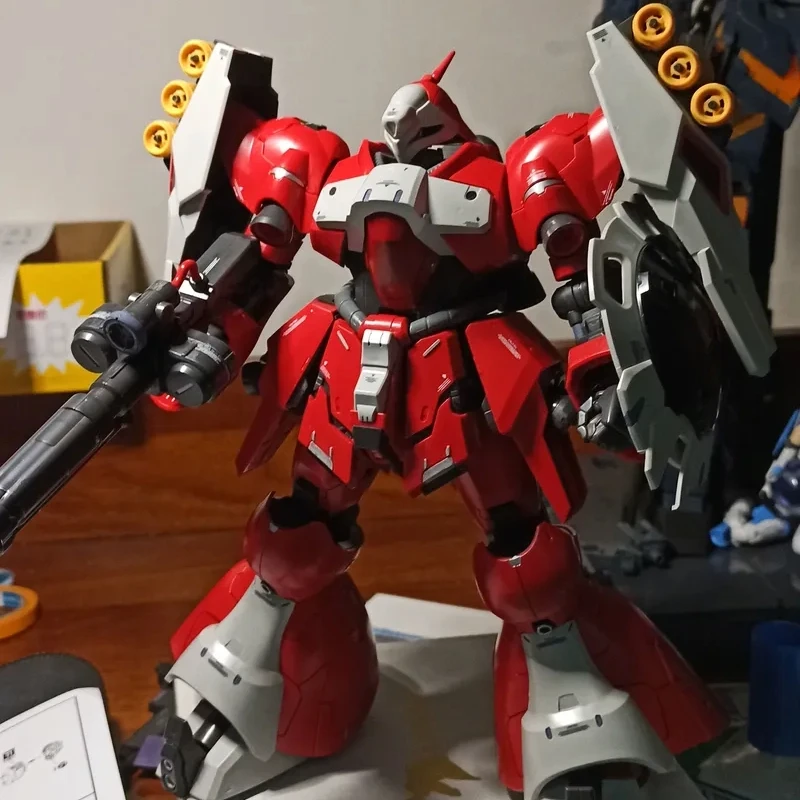 DABAN 8823 MG 1/100 Escala MSN-03 Jagd Doga Kit de modelo de montagem de cor vermelha Adulto personalizado brinquedo de figura de ação colecionável