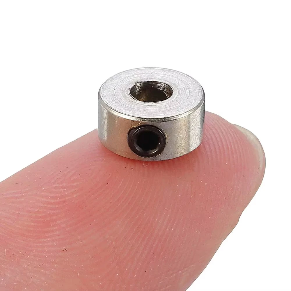 10Pcs 2/3/4/5/6/7/8/10/12mm RC Model Metal Steel Nickel-Plating Wheel Lock Collar Shaft Axle Bushing For Landing Gear Stopper