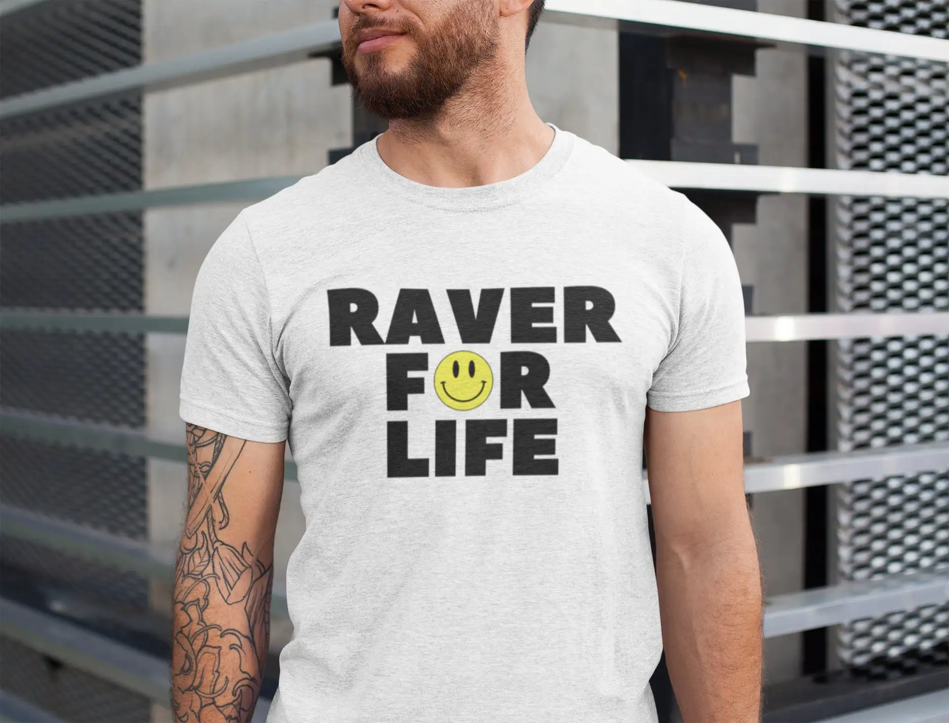 تي شيرت Raver For Life Old Skool Rave