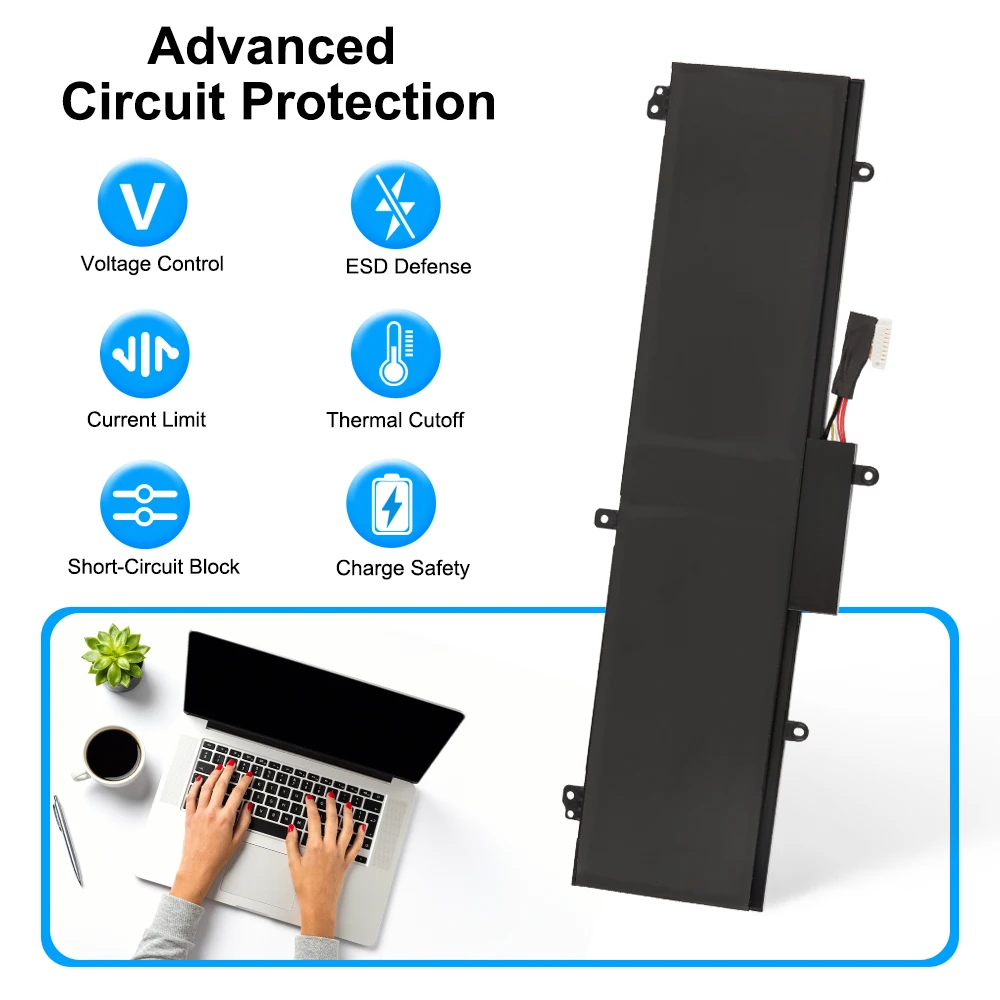KingSener C41N1837 Laptop Battery for ASUS ROG Zephyrus M GU502 GU502G GA502D, GA532DU GU532LV GX532GW,TUF Dash F15 FX516PE 76WH