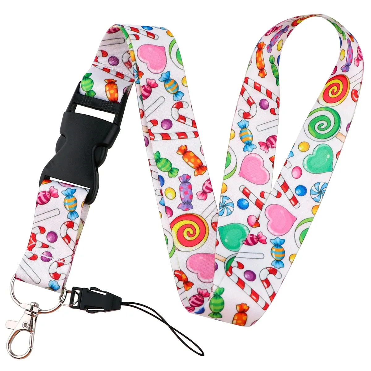 Vlinder Maan Patroon Lanyard voor Sleutel Nekkoord Kaart ID Badge Houder Sleutelhanger Sleutelhouder Sleutelhanger Accessoires Arts Verpleegkundige Gift