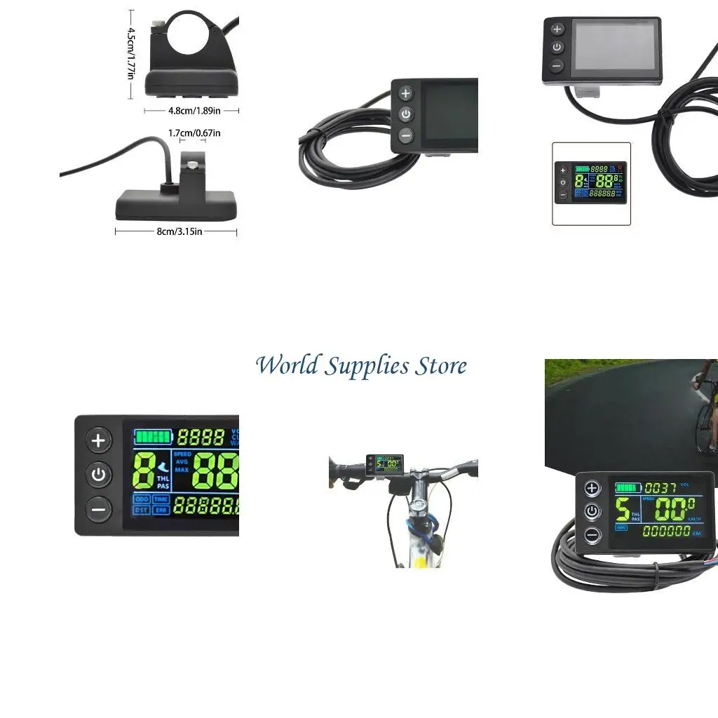 

G6KC Convenient S866 Colorful LCD Display User Friendly Display Screen for Cycling