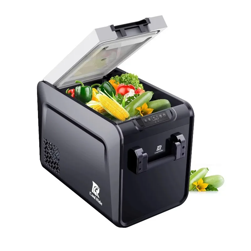 45L ثلاجة سيارة صغيرة الفريزر DC12V برودة ثلاجات السيارة المحمولة التدفئة اختياري الرقمية للسيارة المنزل مكتب