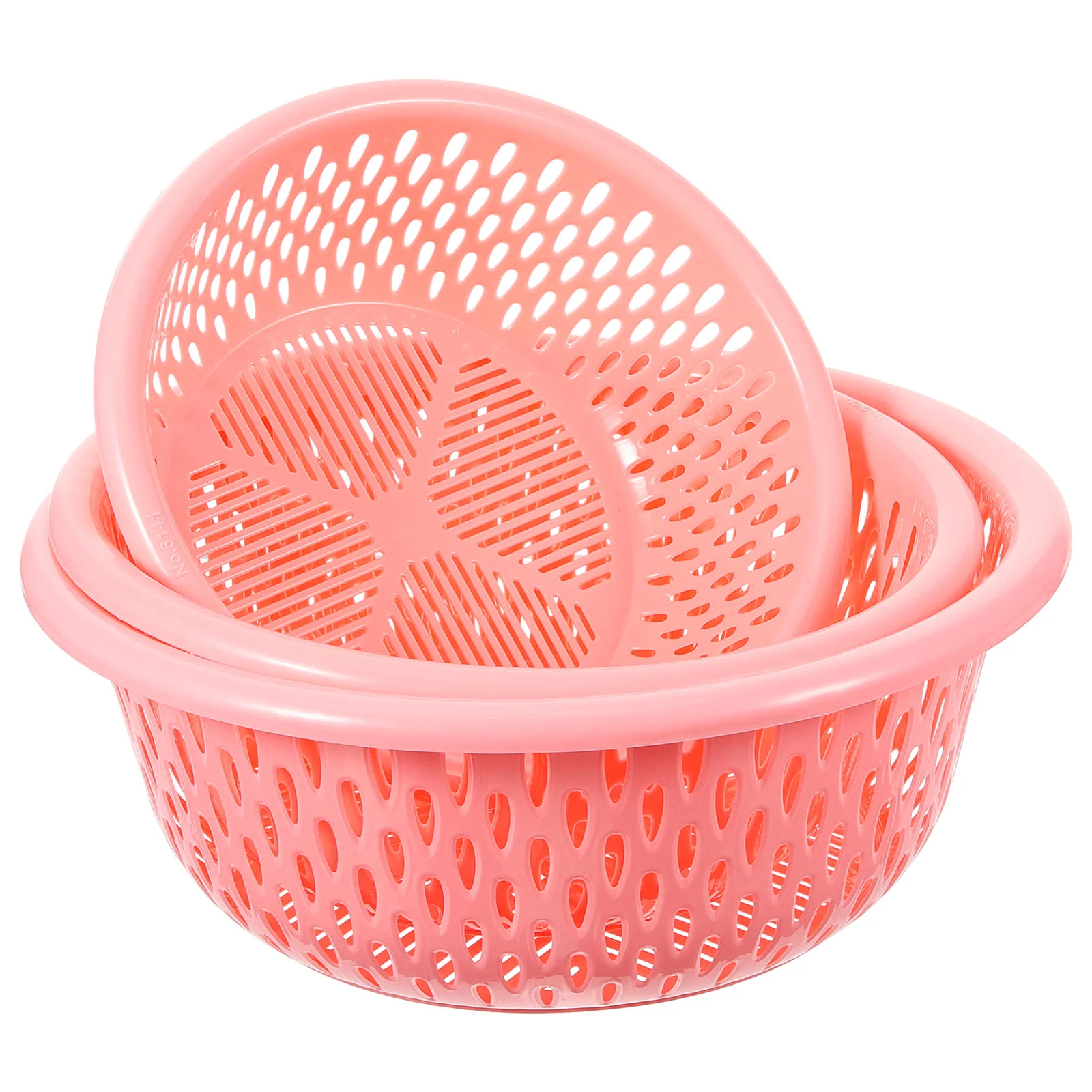 3 Pcs Three Piece Drain Basket Kitchen Management Colander for Bowls Vegetable Strainer Fruit Drainer Household Sink