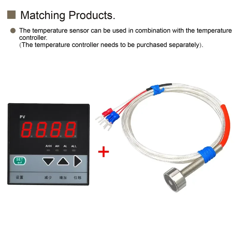 Magnetic-mount Temperature Sensor Surface Mount RTD Probe RTD Sensor Magnetic Temperature Sensor