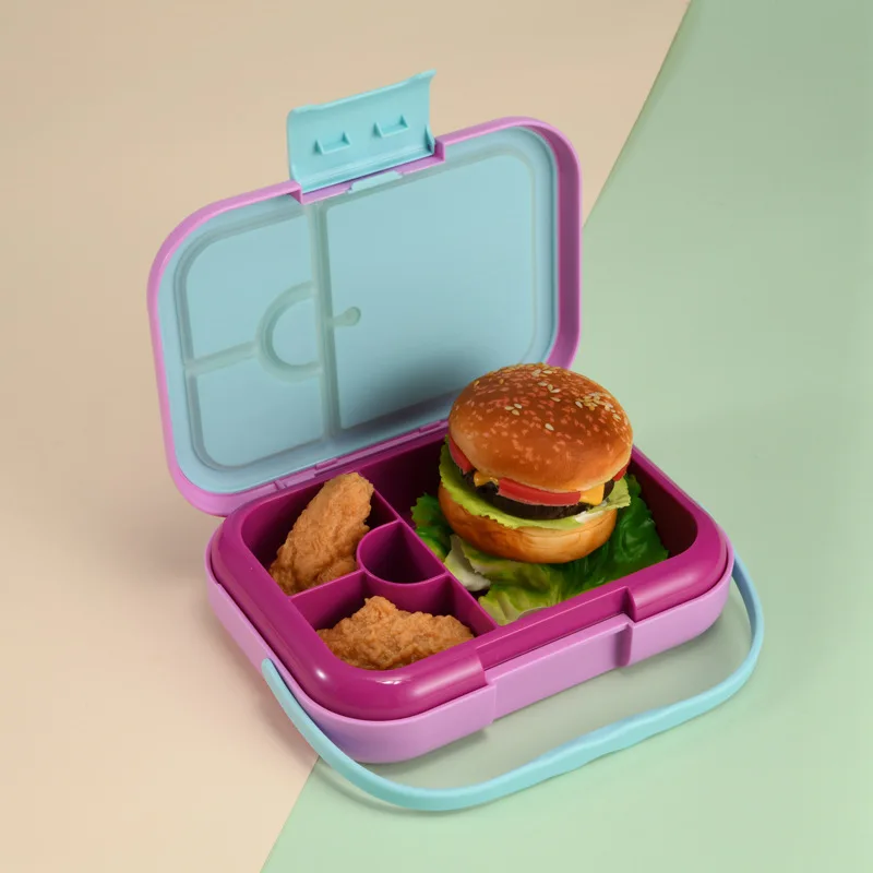 

Food Container 4 Compartment Plastic Lunch Box Lunch Box With Compartments Plastic Kitchen Food Storage