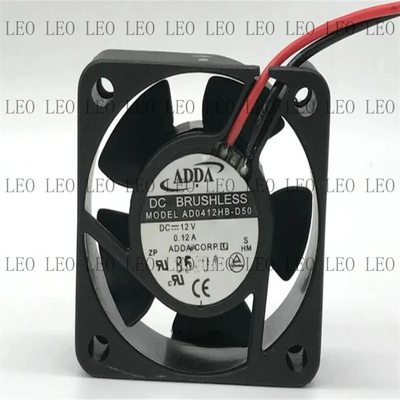 MY For ADDA AD0412HB-D50 DC12V 0.12A 4015 two-wire cooling fan