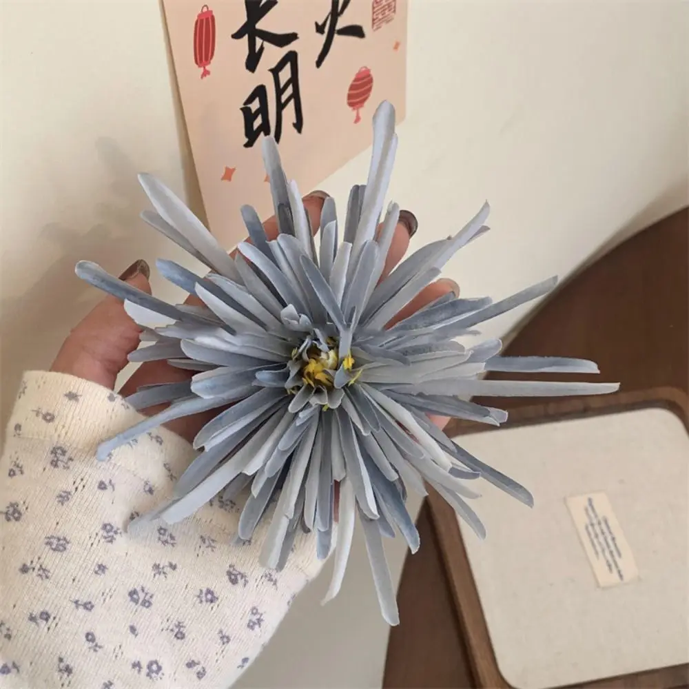 Ancient Style Simulation Flowers Hairclip Hair Accessories Chrysanthemum Floral Hairpin Barrettes Hair Ornament Hanfu Headwear