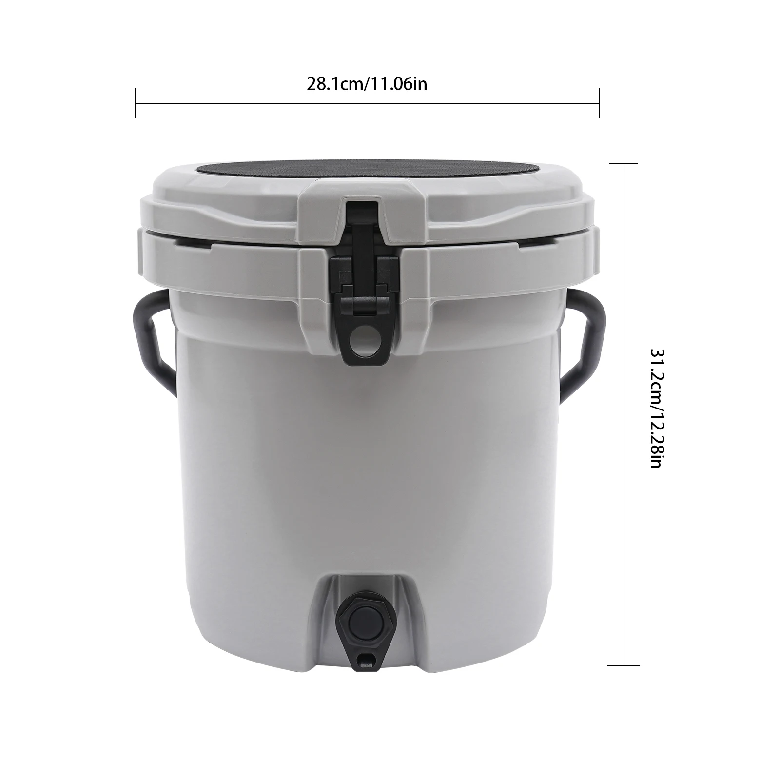 Ice Cooler Box, Large 5-Gallon Capacity, Food-Grade PP & LLDPE Housing, Anti-Slip & Anti-Drop Design, Sealing & Leakage