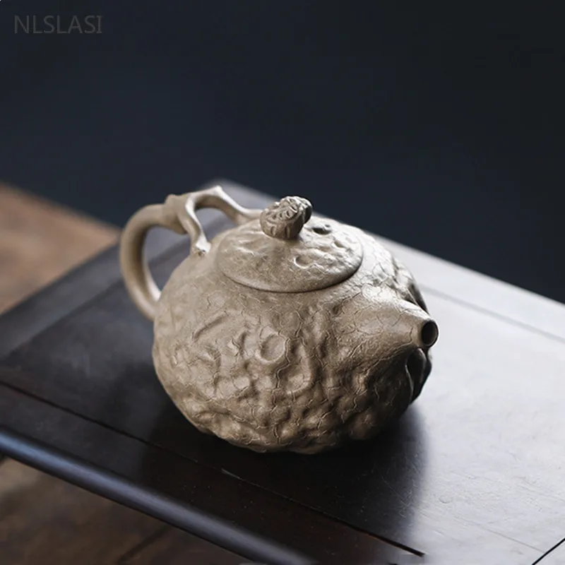 230ml Boutique Yixing Purple Clay Teapot Handmade Section Mud Filter Tea Infuser Chinese Zisha Tea Pot Tea Ceremony Supplies