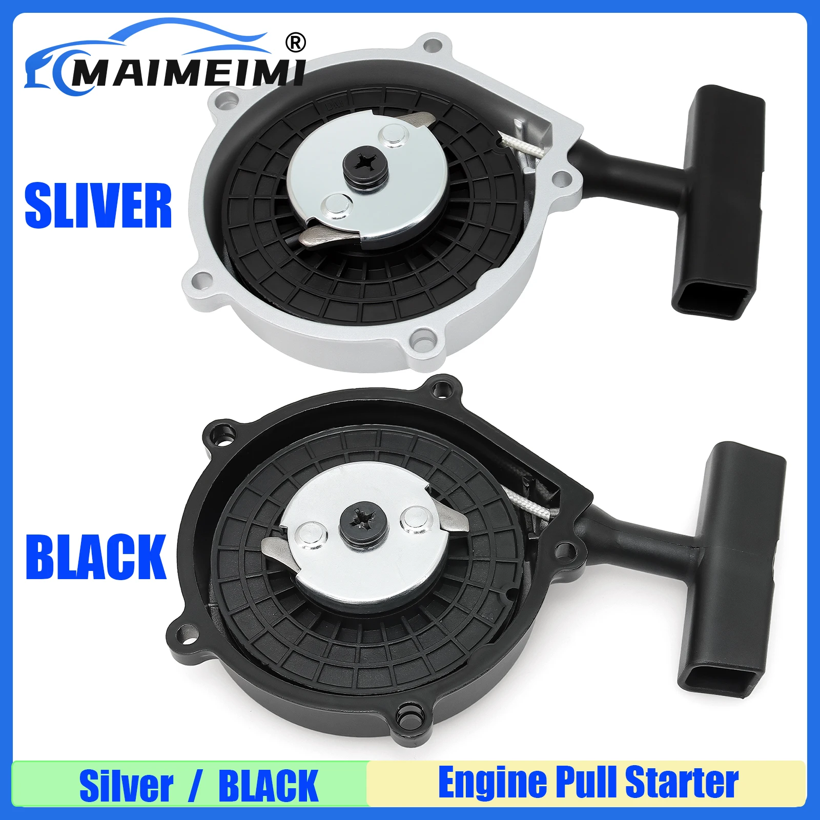 

MAIMEIMI Engine Pull Starter for Gy6 150Cc 180Cc 200Cc 250 260 Hand Pull Starter for Jinlang Jinling JLA-925E, JLA-931E ATV UTV