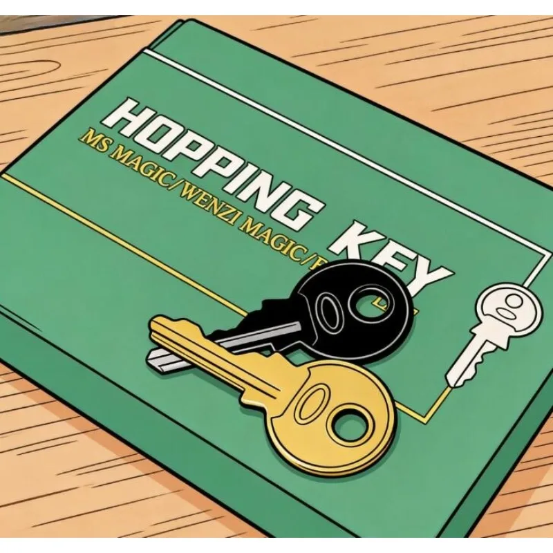 

Ключ-трюк Hopping Key от Бонда Ли: Золотые и серебряные ключи, меняющие цвет, появляющиеся и исчезающие, транспозиция, для фокусов крупным планом, уличных и сценических представлений