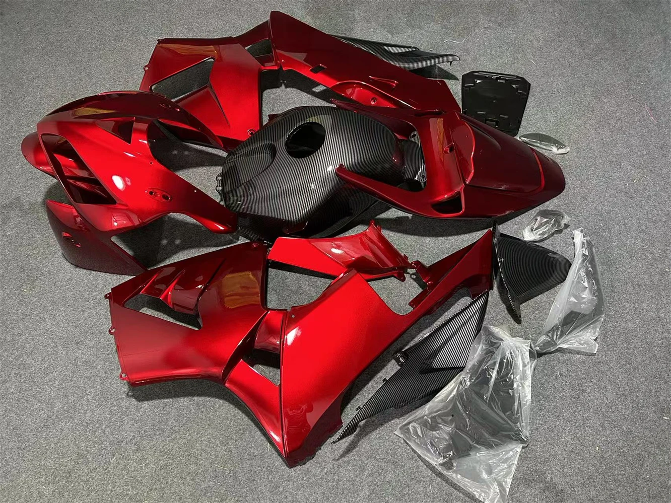 For HONDA CBR600RR CBR 600RR CBR 600 RR F5 2005 2006 Motorcycle Full Body Fit Fairing Metallic red