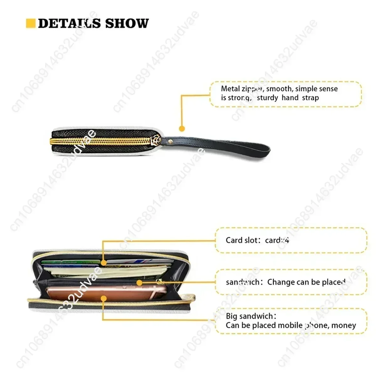 P-3 Orion Dompet Bendera Vintage Dompet Panjang Ritsleting Remaja Pria Wanita Tas Hadiah Portabel Pribadi Komuter Ganda