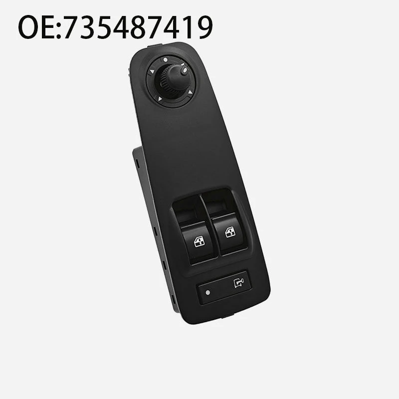 735487419 for Citroen Fiat Peugeot, front right car electric glass lifter switch Install matching accessories inside the car