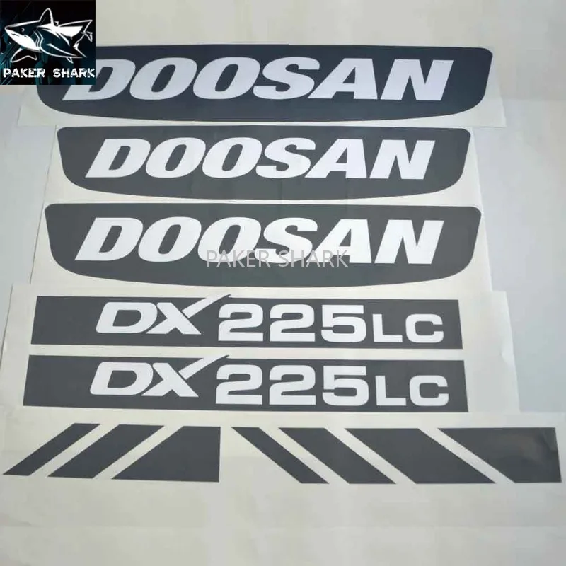 

Для Doosan DX225LC Наклейка DX225 Комплект наклеек для экскаватора