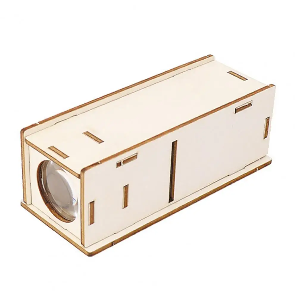 Long-lasting Wooden Projector Diy Slide Projector for Kids Educational Toy Science Experiment Equipment for Elementary School