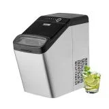 VEVOR Countertop Ice Maker, Self-Cleaning Portable Ice Maker with Ice Scoop and Basket, 2 Ways Water Refill Ice Machine