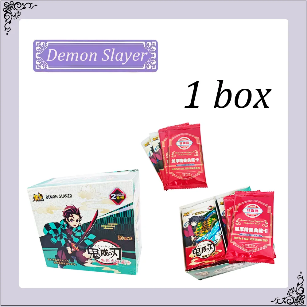 Demon Slayer Cards Anime Game Rare Collection Card Kimetsu No Yaiba Hobby Playing Collection Christmas Gifts Toy