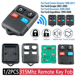 2/1Pcs 4/3Button bezkluczykowy dostęp do pojazdu pilot zdalnego sterowania 315MHz Clicker dla Ford Crown Victoria Escape exturing Explorer fokus Mustang