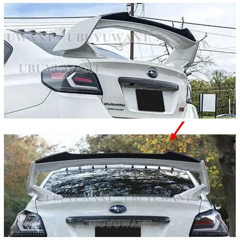 Fit For Subaru WRX STI 4th 2015 - 2021 Car Rear Trunk Boot Lip Wing Spoiler