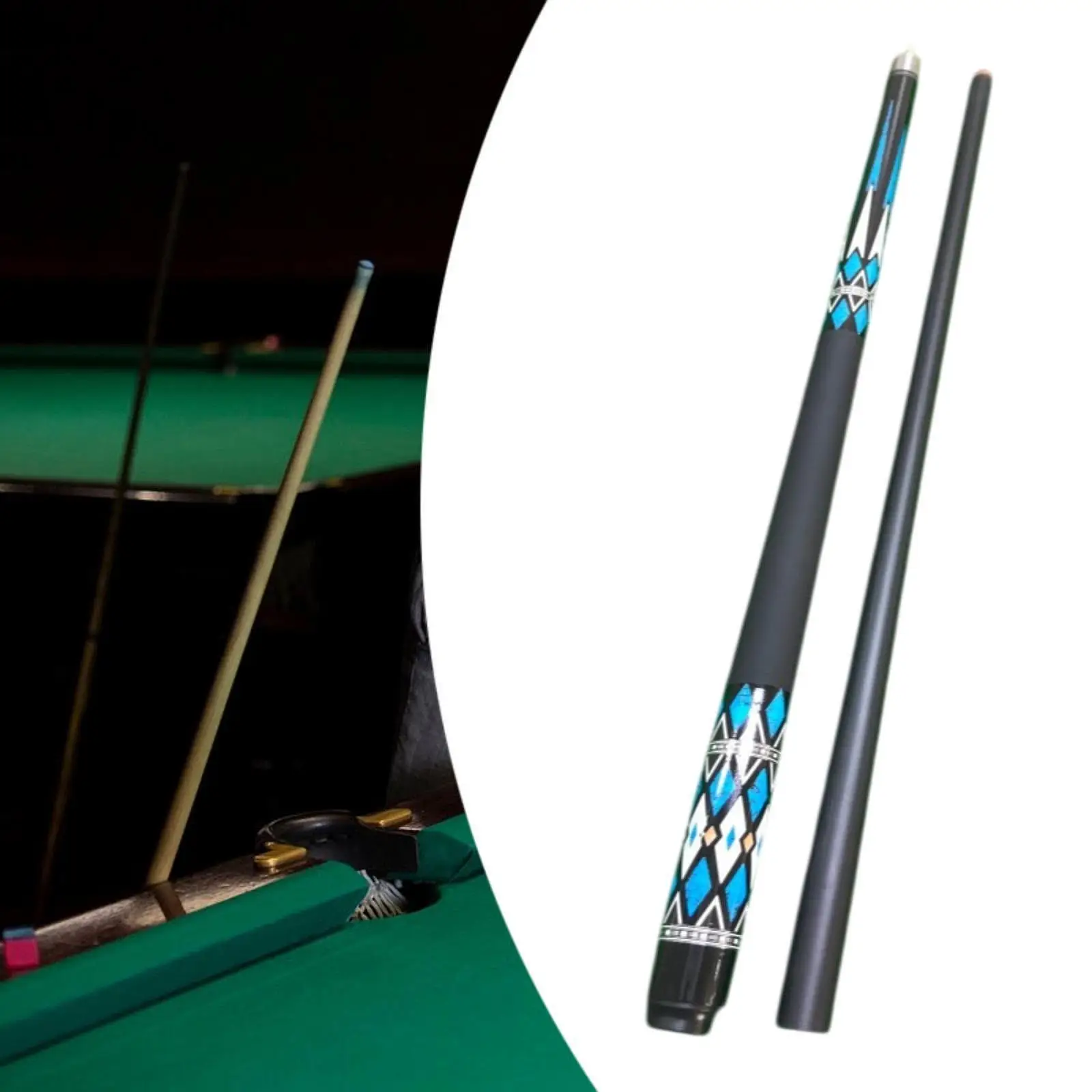 

Pool Cue Stick Portable Segmented Billiard Cue Stick for Men Women Practice