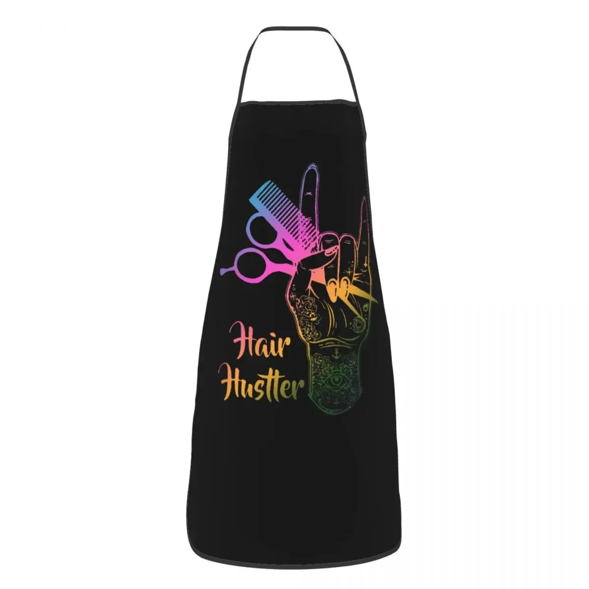 Funny Colorful Print  Master Bib Aprons Unisex Kitchen Chef Barber Hairdresser Fashion Trend Hairstyle Tablier Cuisine  Painting