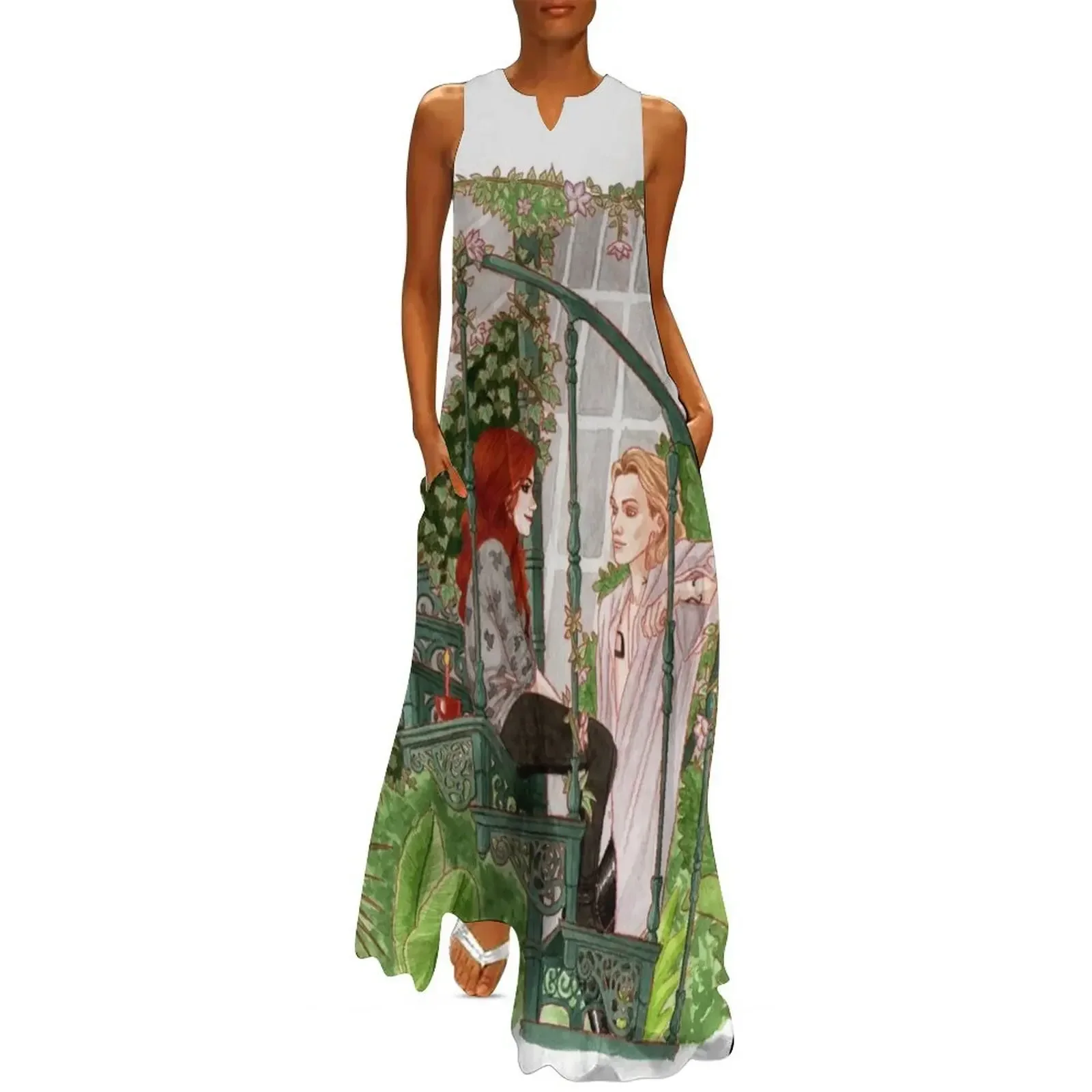 

TMI - Clary and Jace Long Dress party dress women elegant luxury summer dress daily women summer 2025 Woman fashion