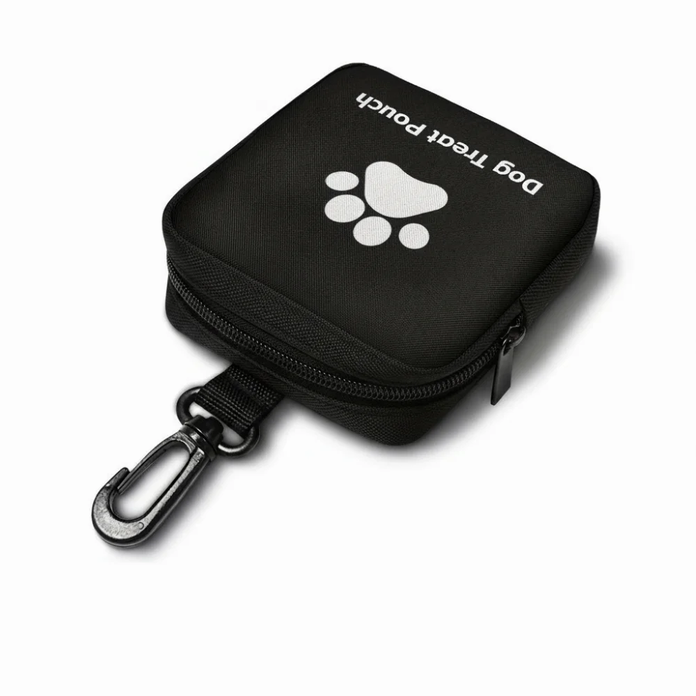 Waterproof Portable Dog Snack Bag Leak-Proof Zipper Closure Pet Snack Container with Hanging Ring Large Capacity Dog Food Bag
