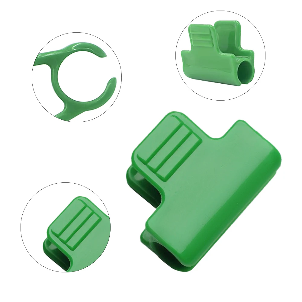 30pcs Greenhouse Clamps Plastic Film Buckle Clip Snap Clamps 8/11/16/19mm Hoop Clip Net Rod Greenhouse Clamps Extension Support