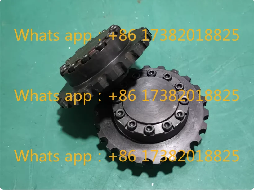 For Hydraulic Excavator Simulation Sprocket Model Driving Wheel Wire Drawing Walking Sprocket Aluminum Alloy Material
