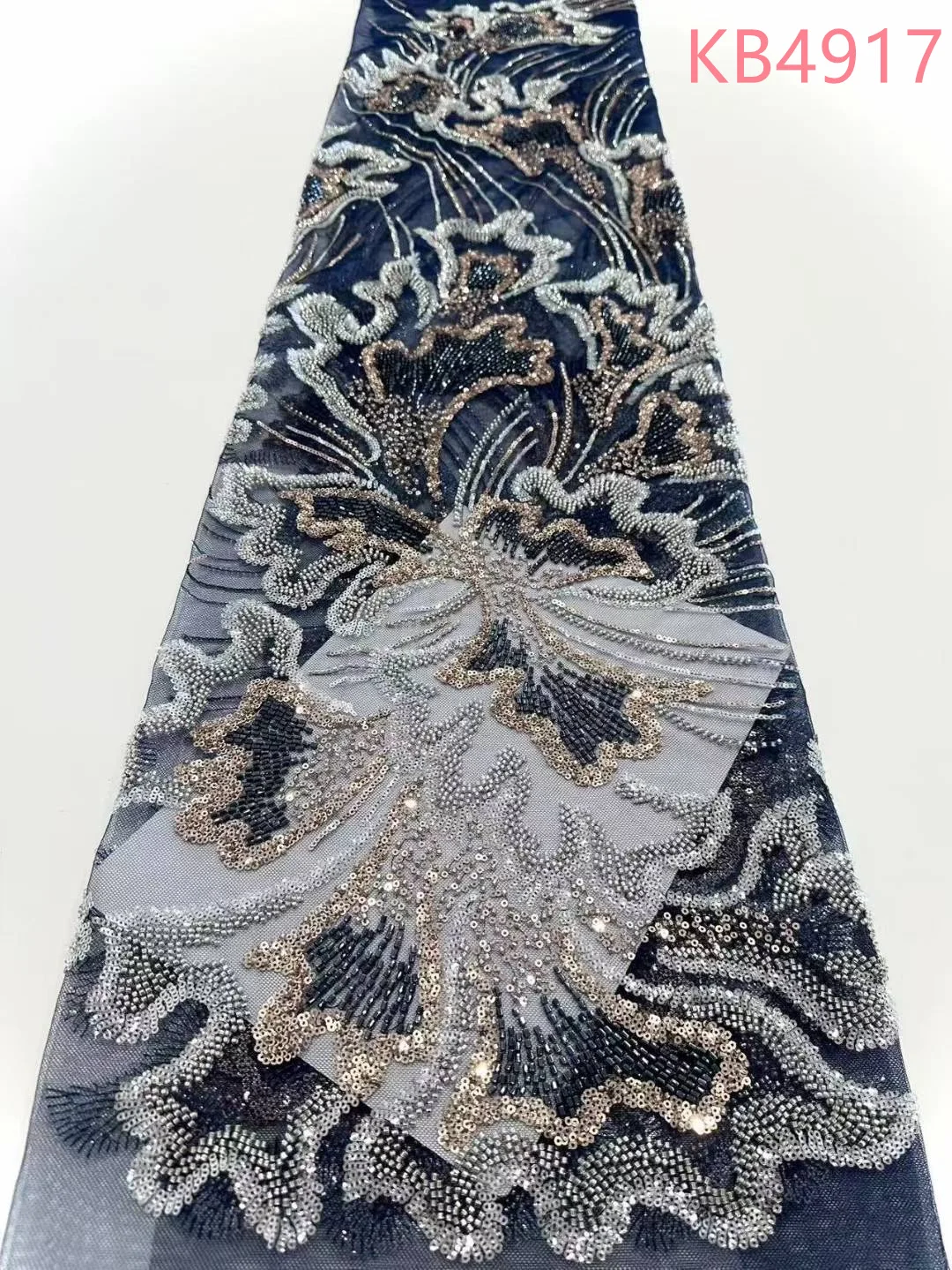 قماش دانتيل أفريقي عالي الجودة 2025 دانتيل أخضر أزرق مخضر قماش نيجيري قماش مطرز فساتين سهرة لحفلات الزفاف KB4917