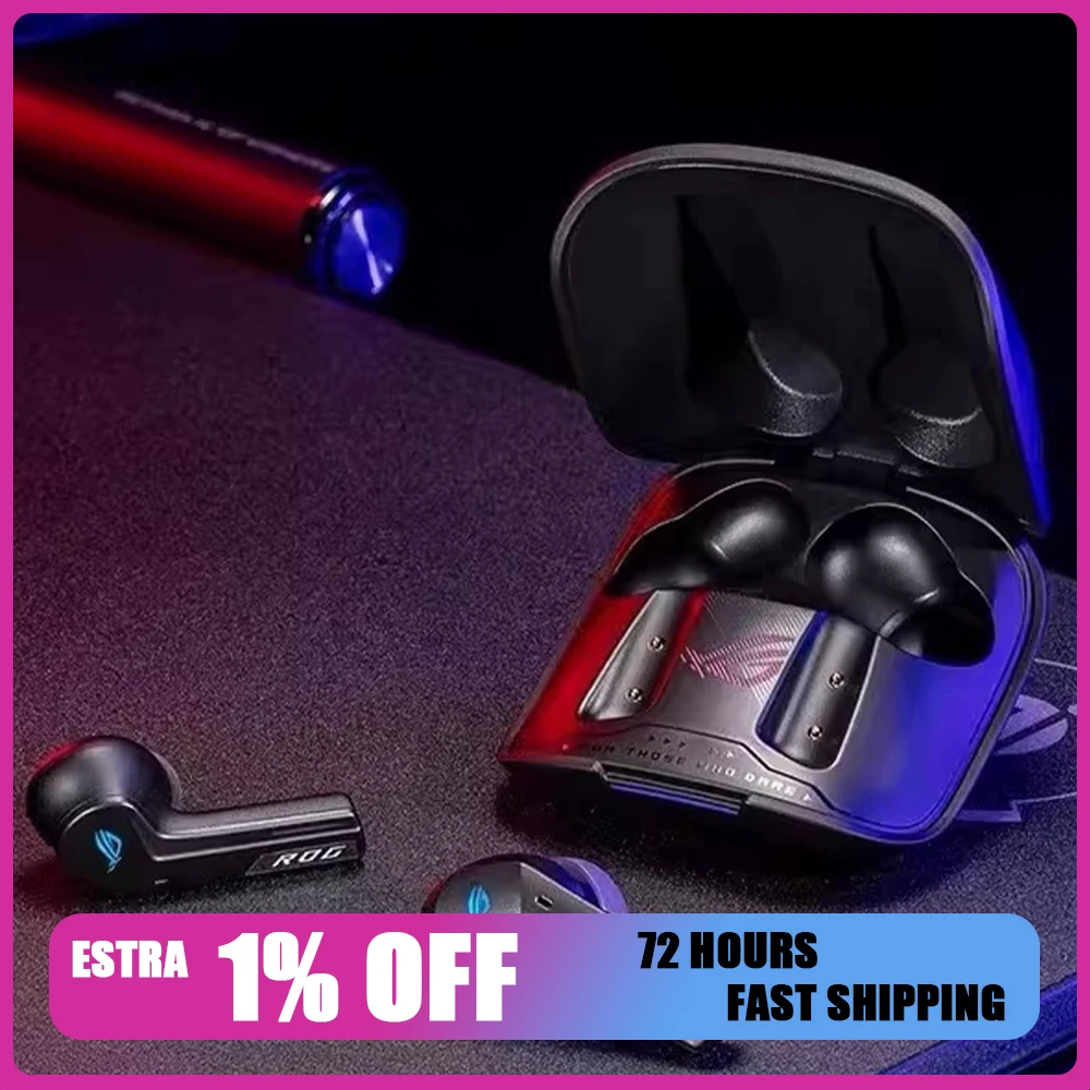 

Беспроводные наушники ROG Come TWS SpeedNova с активным шумоподавлением (ANC), сенсором костной проводимости и диафрагмой, игровые аксессуары для гарнитуры