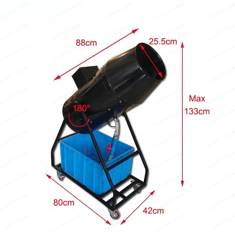 14 1500W Long-range Projection Bubble Foam Machine with Blue Baskets Epic Experiences for Family Entertainment Foam Cannon