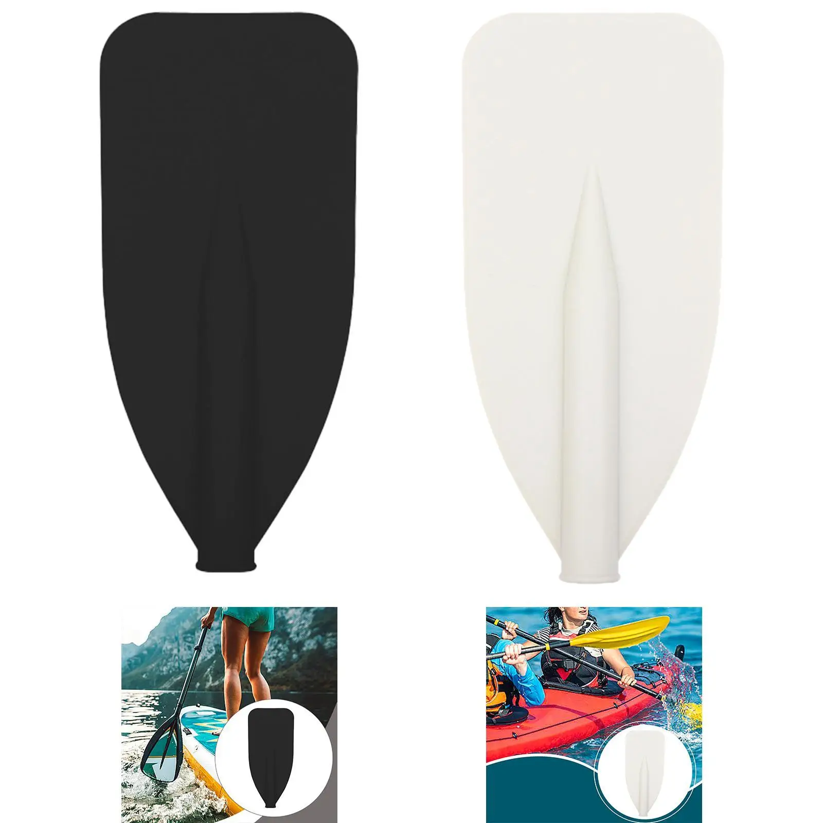 شفرة بديلة لمجداف الكاياك لتوفير المساحة، ملحقات أنيقة وخفيفة الوزن لقارب الصيد والتجديف والتجديف والتجديف والتجديف بالكاياك #3