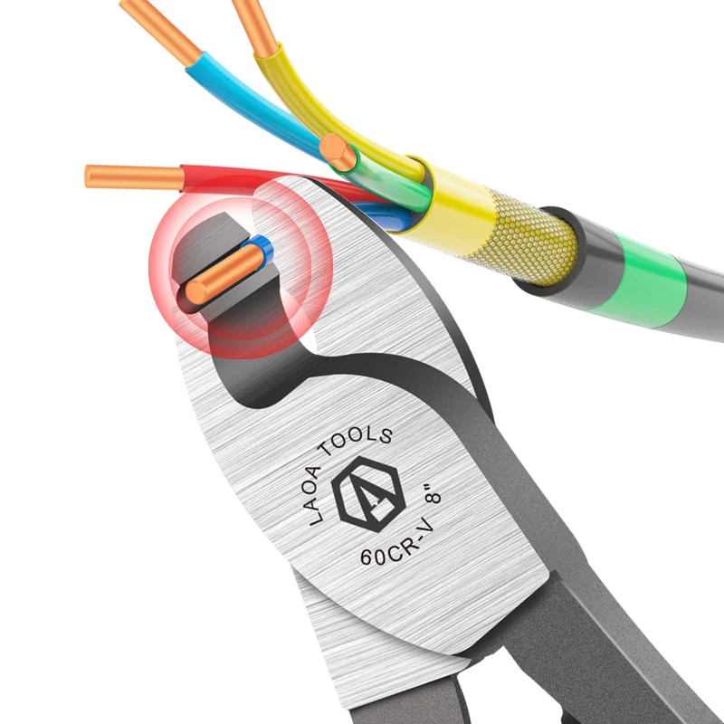 LAOA tagliacavi CR-V tronchesi per cavi pinze a crimpare spelafili elettrici combinazione utensili manuali multifunzione