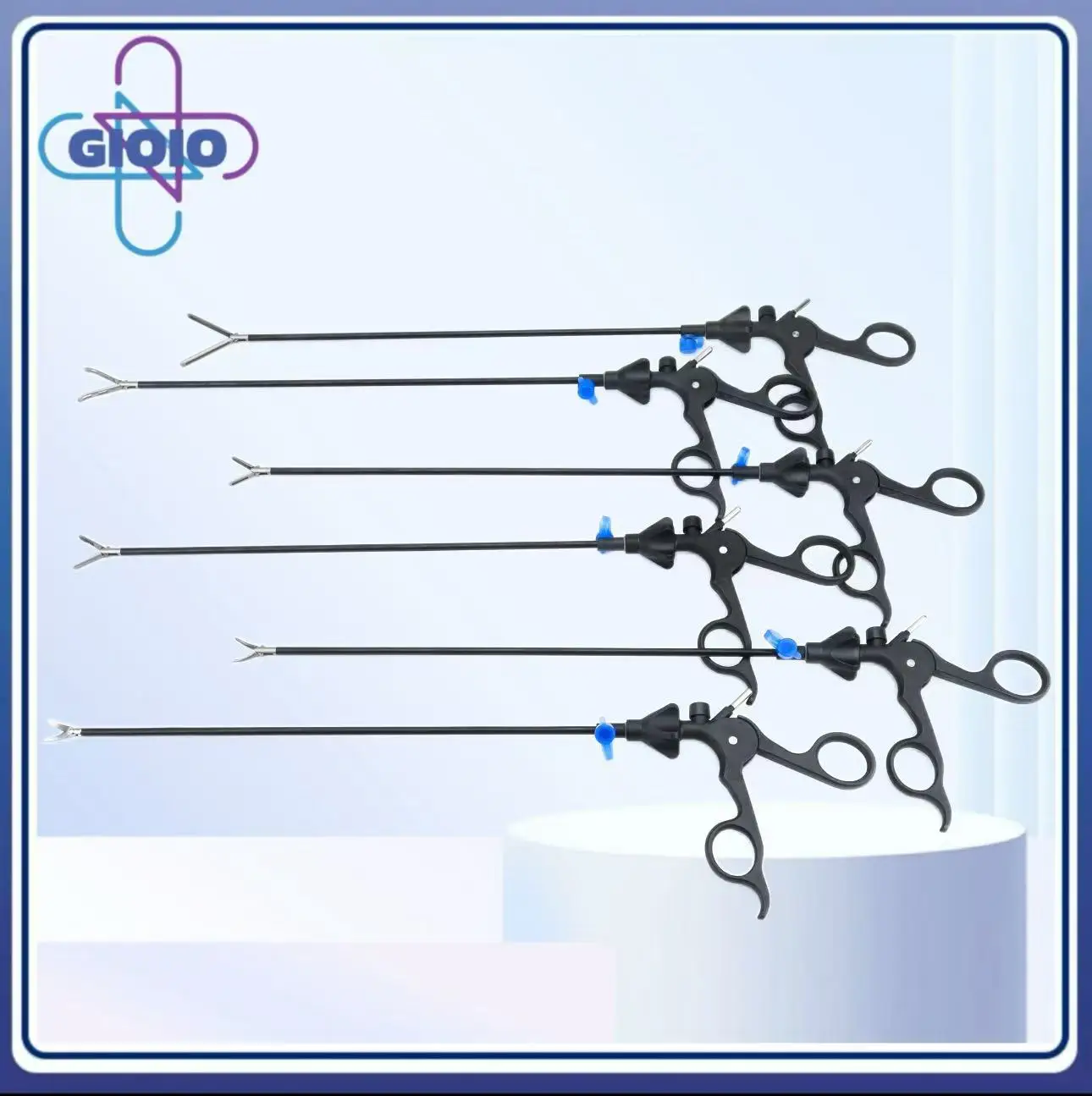 Reusable Laparoscopic Surgical Instruments Medical Laparoscopy Surgery Forceps Graspers Scissors 5mm with Unlocked Handle