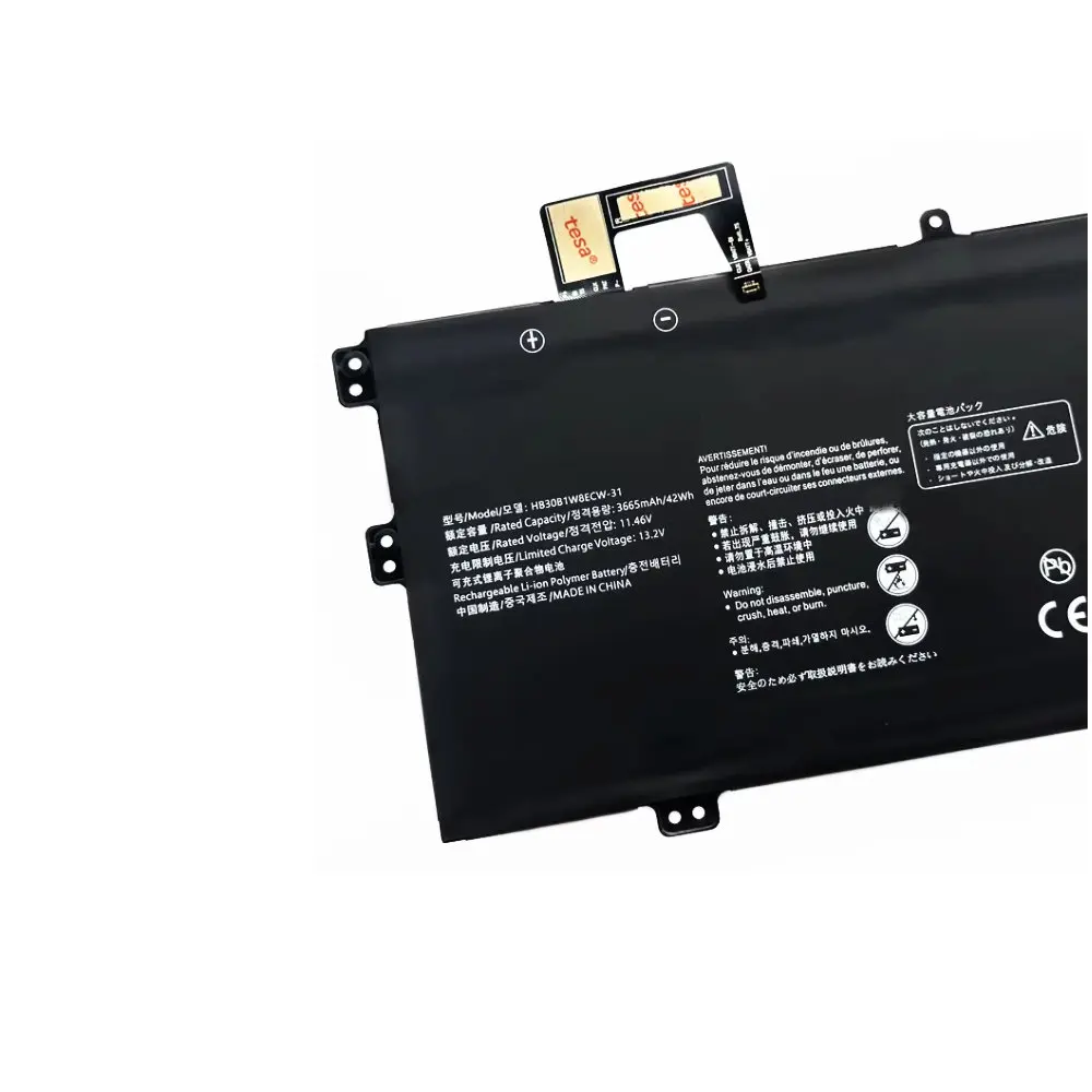 NEW HB30B1W8ECW-31 Laptop Battery For Huawei MateBook X 2021 EUL-W19 EUL-W19P EUL-W29 EUL-W29P EULD-WFE9 EULD-WFH9