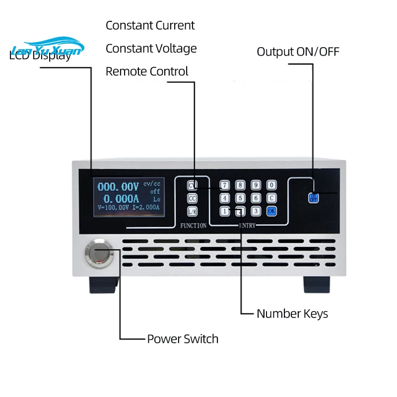 Programmable DC Power Supply 30V 30A Laboratory Maintenance Workbench LCD 5-digit display Current Regulator Stabilizer 900W