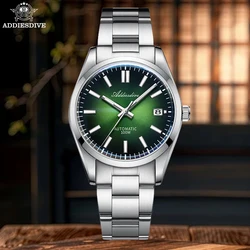 ADDIESDIVE Top Brand Stainless Steel Mens Watch Sappire  Automatic Mechanical Watches 100M Waterproof Luxury AD2071 Reloj Hombre