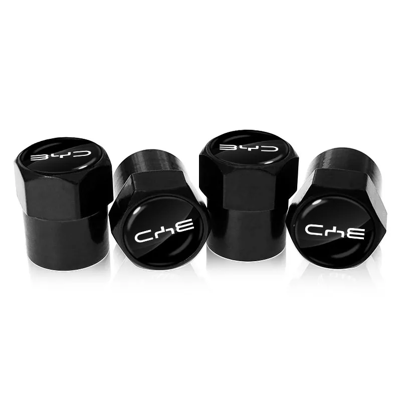 4Pcs Car Goods Metal Car Wheel Tire Valve Core Cap Car Styling For BYD F3 S6 F0 Tang I3 S7 G3 E5 E2 E1 E3 E9 D1 S8 E6 L3