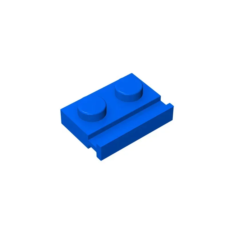 20 peças moc 32028 modificado 1x2 com trilho de porta diy blocos de construção acessórios haste empilhamento tijolos brinquedo educativo