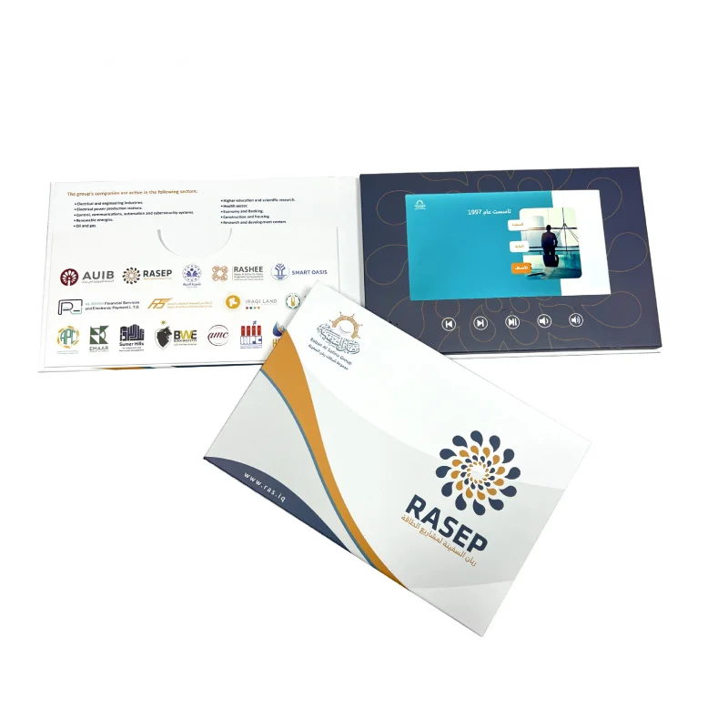 حسب الطلب. مخصص في المخزون 7 بوصة IPS شاشة A5 فيلم الإعلان الرقمي الترويجية بطاقة تهنئة الفيديو الصلبة Nego #5