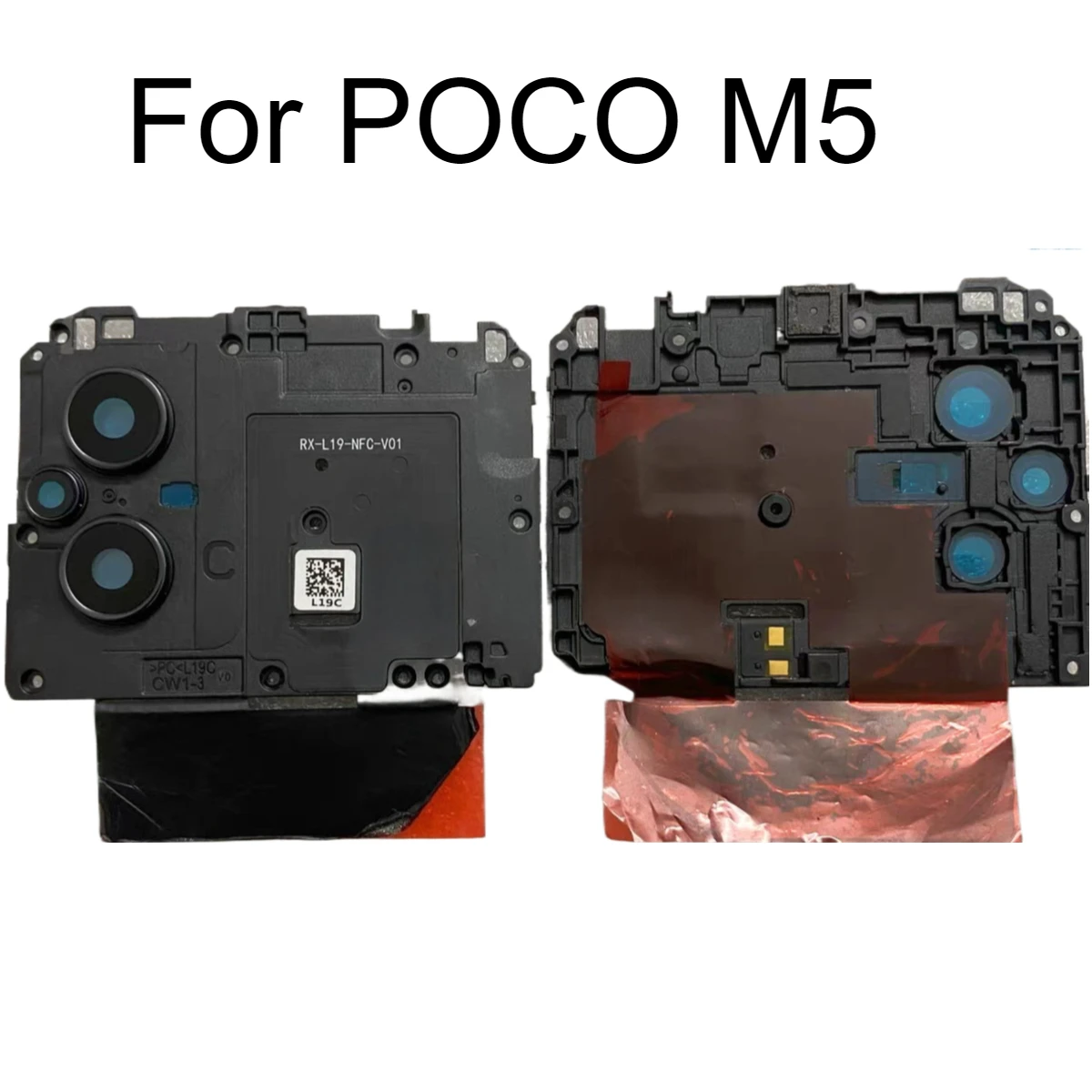 Motherboard Protective Cover for Xiaomi Poco M5 / Poco M5 India Phone Board Repair Replacement Part