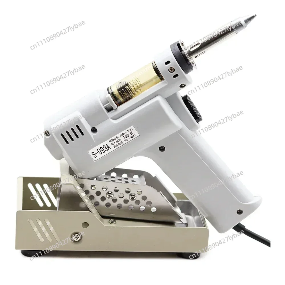 S-998P Double-pump Electric Desoldering Gun 100W Electric Vacuum Solder Sucker Lead-free Solder Powerful Tin Gun